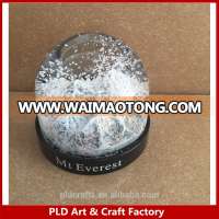 Soft PVC Base Plastic Snow Globe With Photo Insert