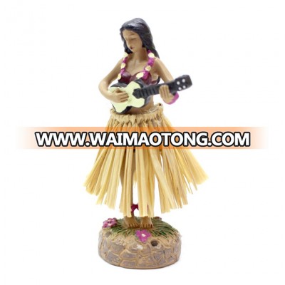 Hawaii miniature dashboard resin hula girl