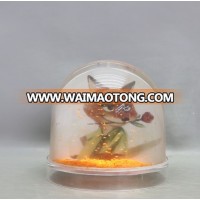 80MM Plastic Photo Frame Water Snow Globe